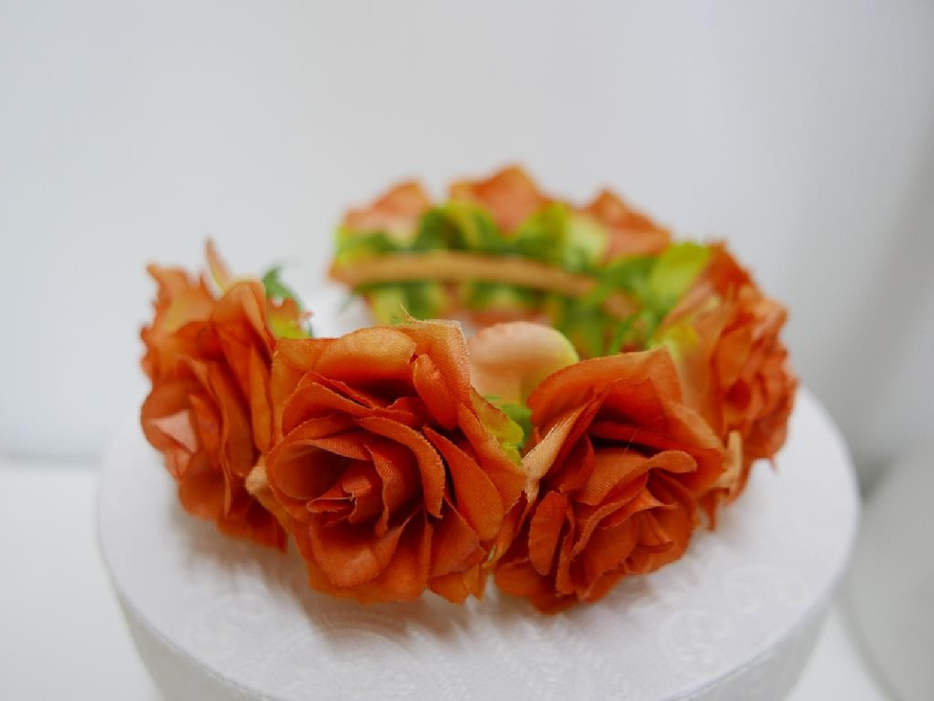 Wianek rude róże  panieński, eventy