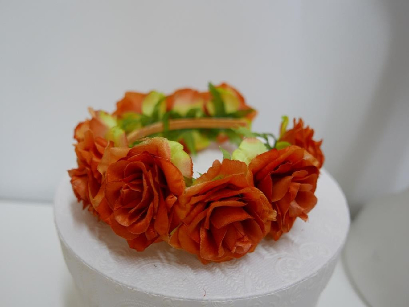 Wianek rude róże  panieński, eventy