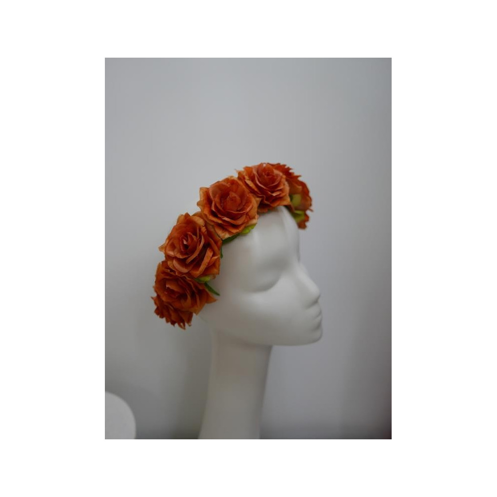 Wianek rude róże  panieński, eventy