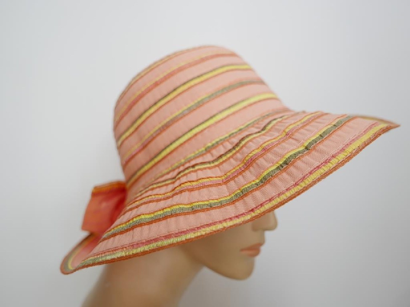 Multikolor kapelusz ryps bawełna z rondem do  modelowania 55-57 cm