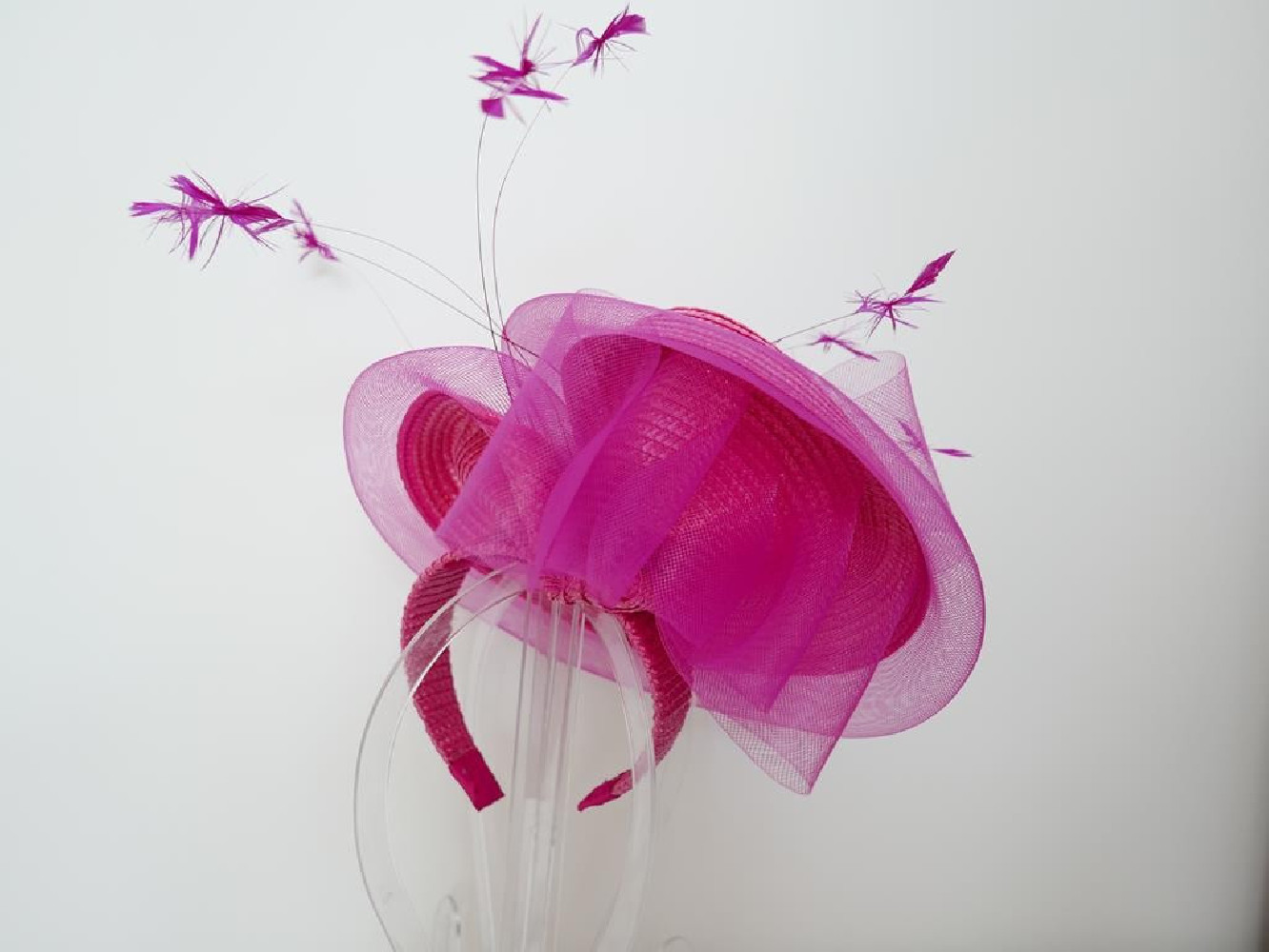 Fuksja fascynator na przepasce