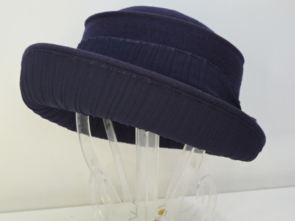 Petra granatowy kapelusz filcowy 54-56 cm