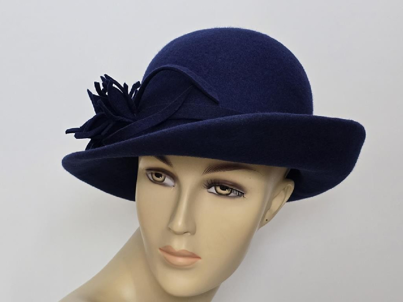 Rita royal blue kapelusz filcowy 55-57 cm