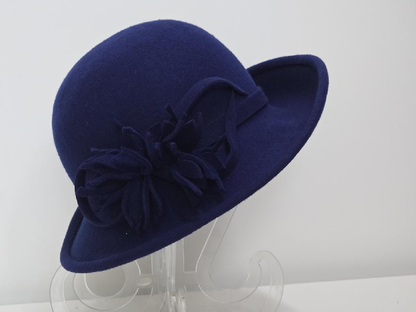 Rita royal blue kapelusz filcowy 55-57 cm