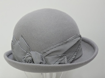 Melody szary melonik kapelusz filcowy 54-56 cm