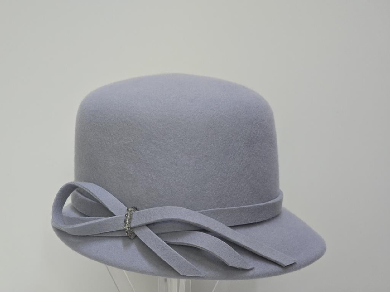 Stella jasny błękit kapelusz filcowy  54-56 cm