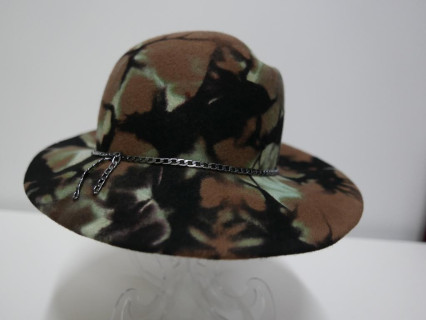 Atena kapelusz filcowy z printem  54-56cm