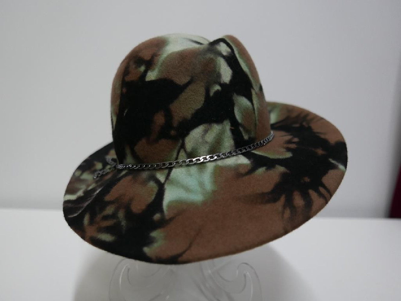 Atena kapelusz filcowy z printem  54-56cm