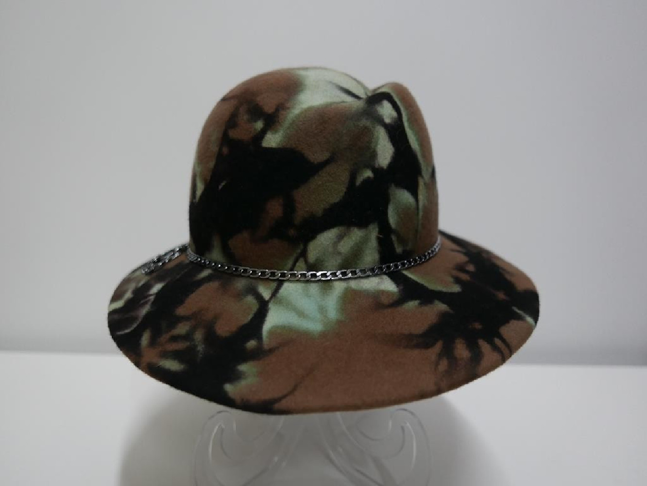 Atena kapelusz filcowy z printem  54-56cm