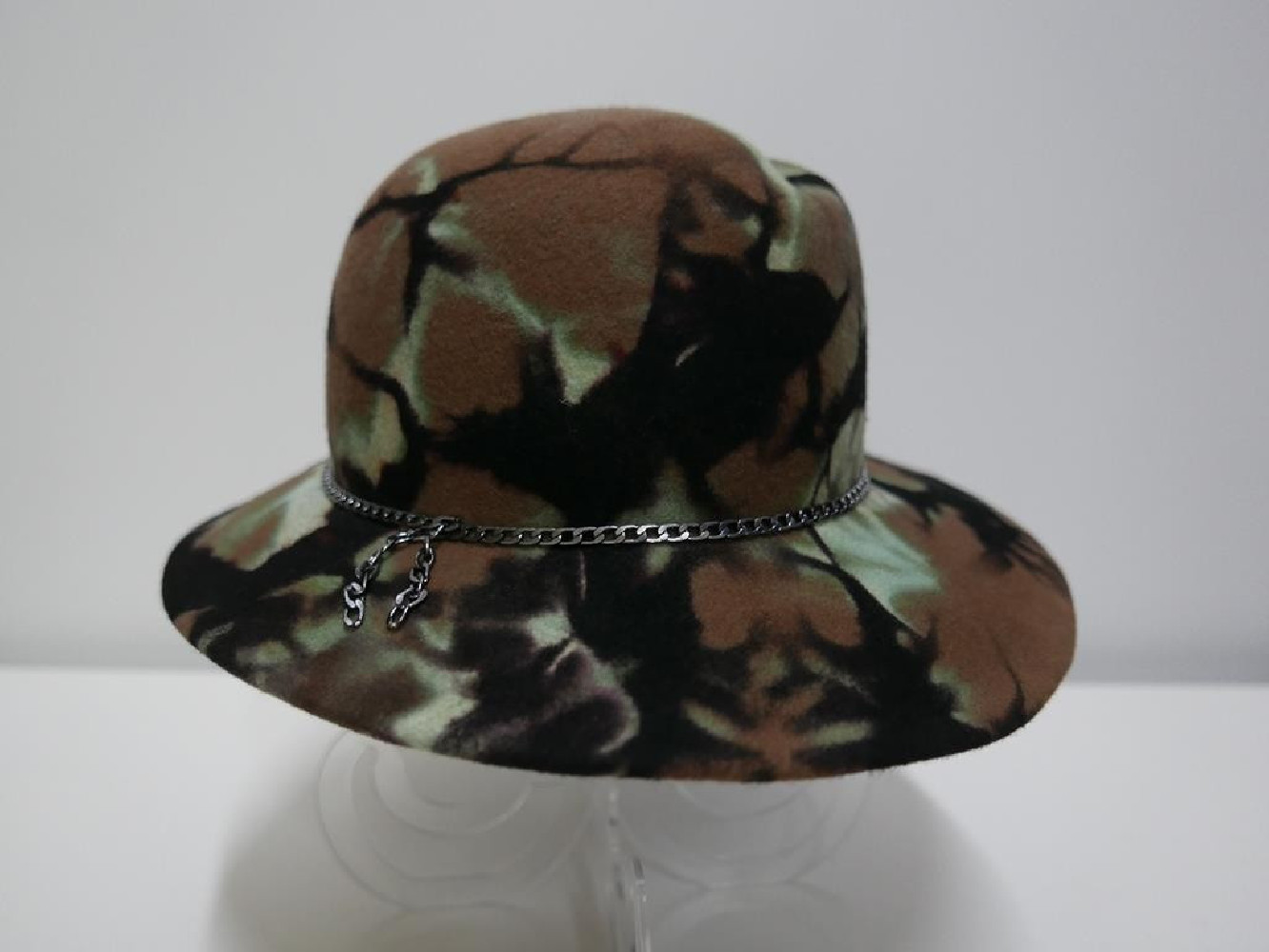 Atena kapelusz filcowy z printem  54-56cm