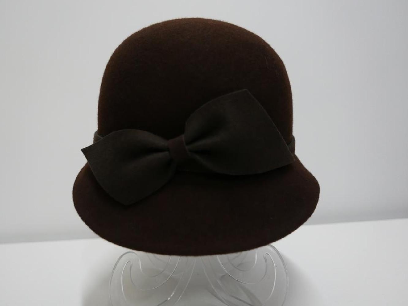 Sonata brązowy kapelusz klosz filcowy 58-60 cm