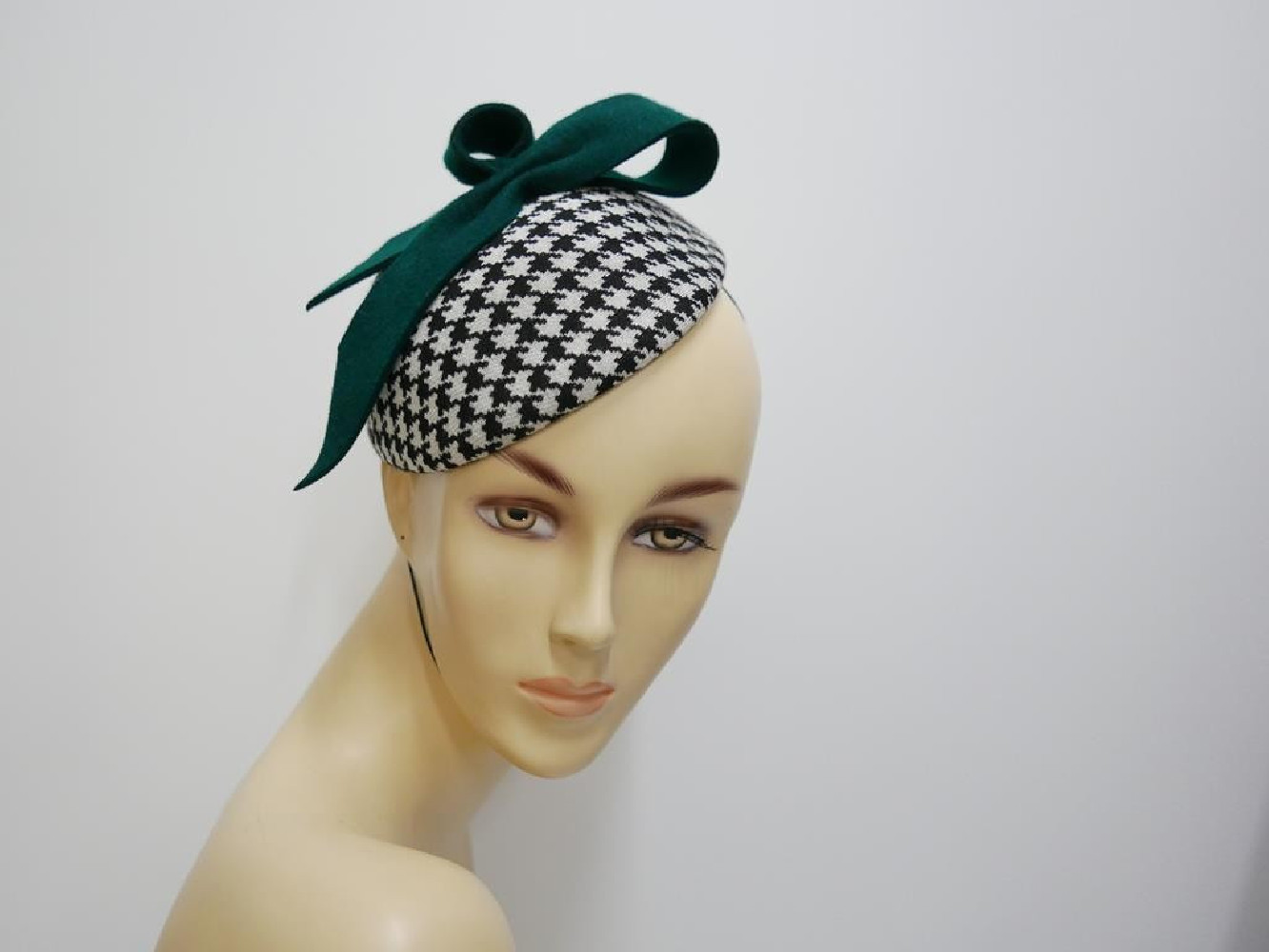 Miini toczek tkanina pepitka kurza stopka