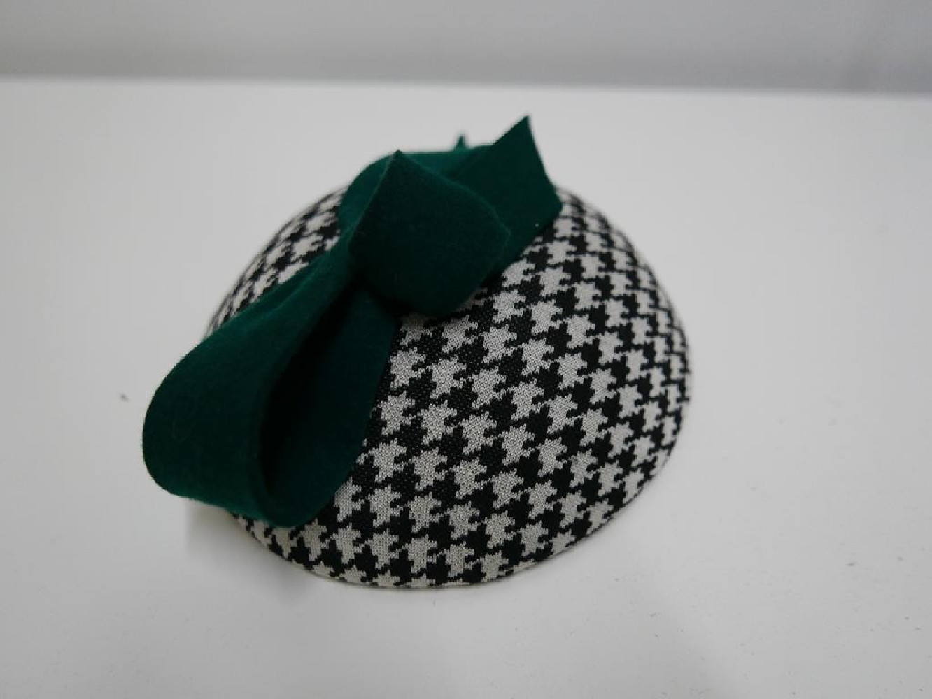 Miini toczek tkanina pepitka kurza stopka