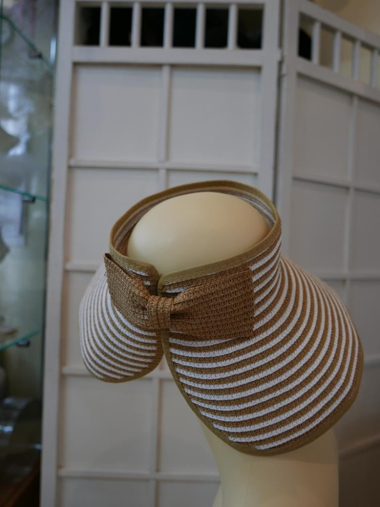 Rondo krem jasny brąz słomka regulowany