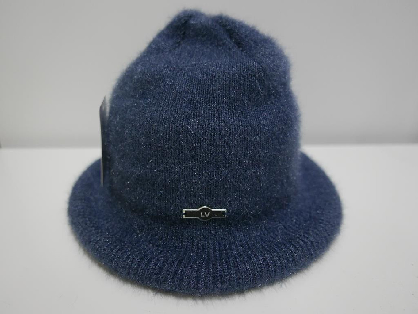 Ciemny niebieski czapka z rondem