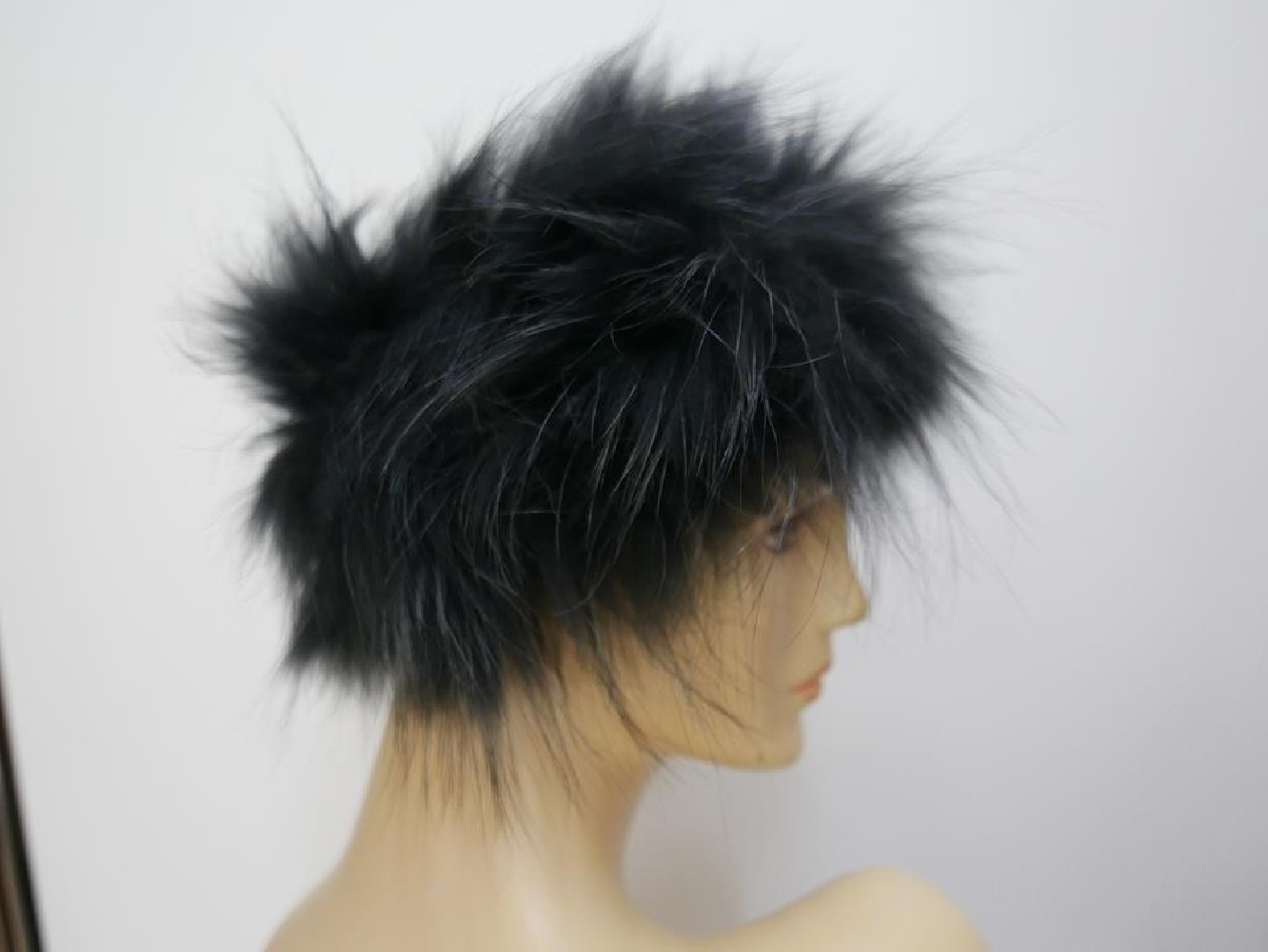 Czarno szara opaska  z jenota