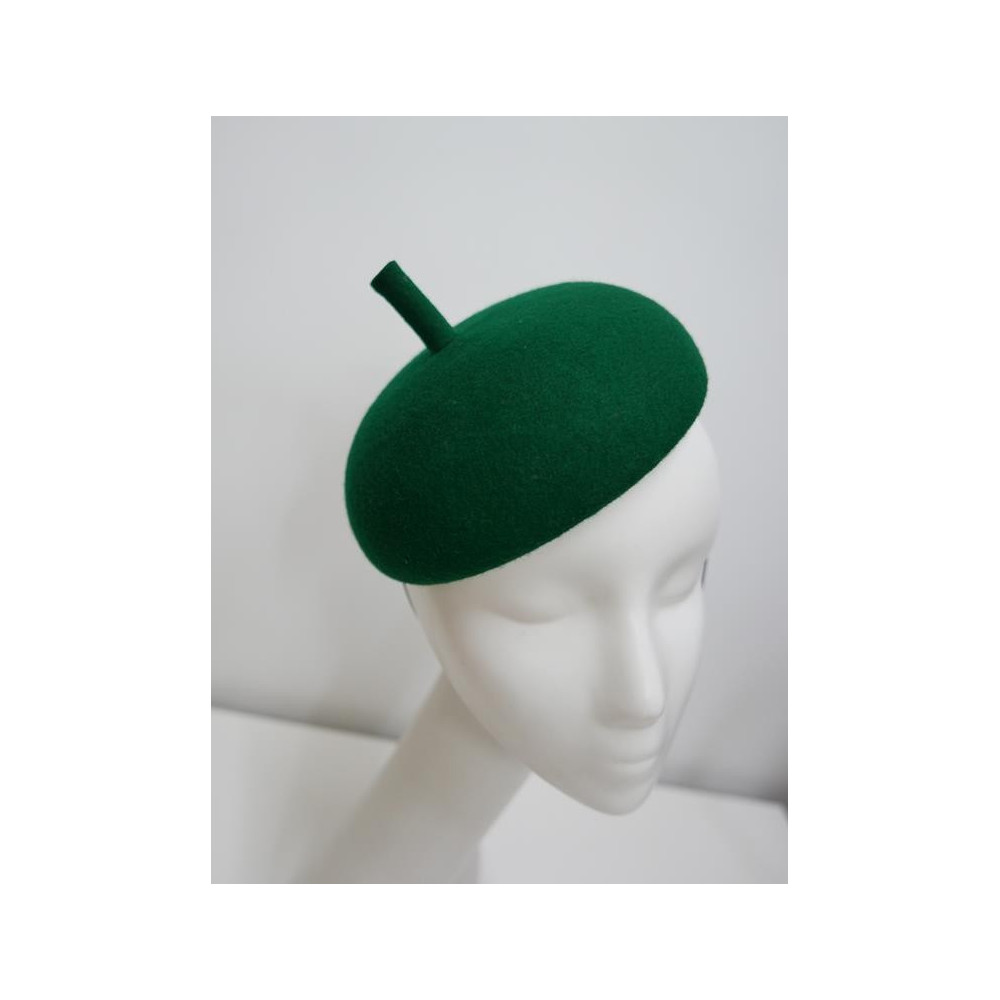 Orion zielony  mini beret filcowy