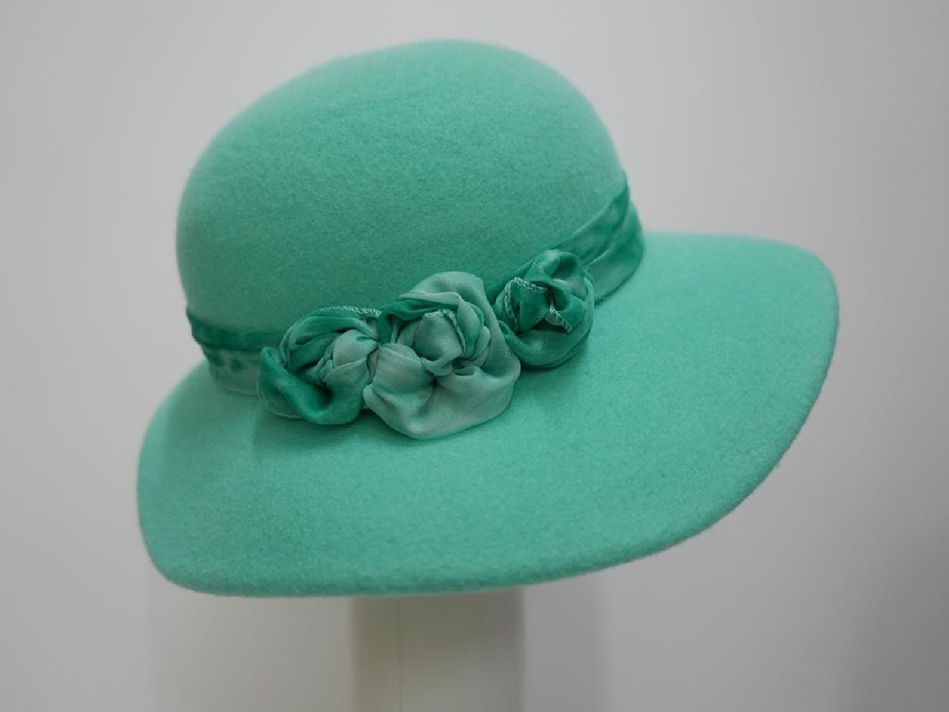 Viva mietowy kapelusz filcowy-54-56 cm