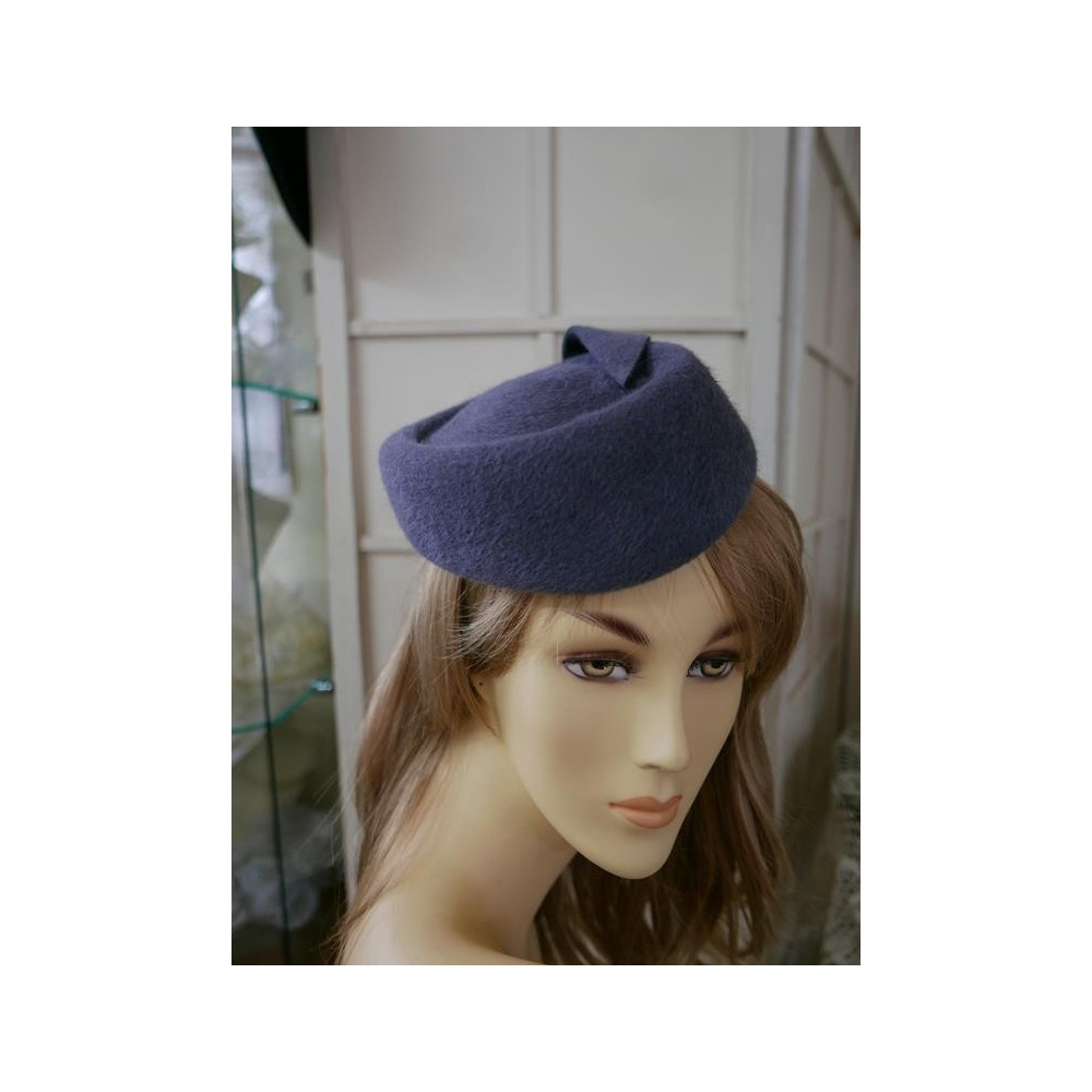 Tonya szaro niebieski toczek pilśniowy, rozmiar uniwersalny