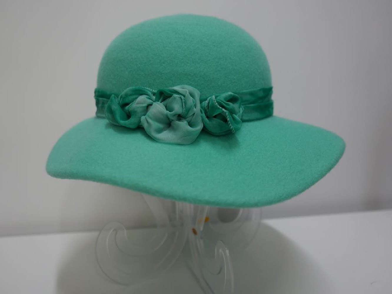 Viva mietowy kapelusz filcowy-54-56 cm