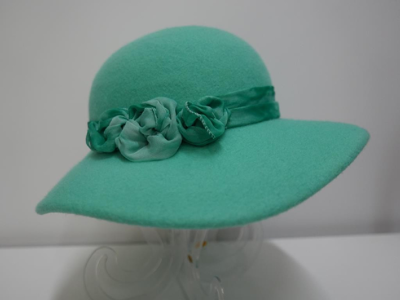 Viva mietowy kapelusz filcowy-54-56 cm