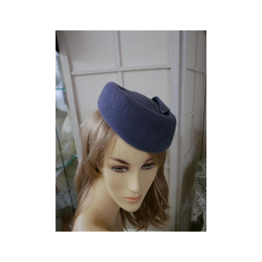 Tonya szaro niebieski toczek pilśniowy, rozmiar uniwersalny