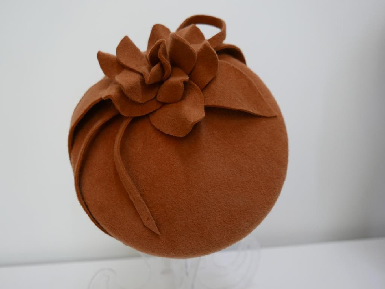 Pastylka karmelowy toczek pilśń welurowa