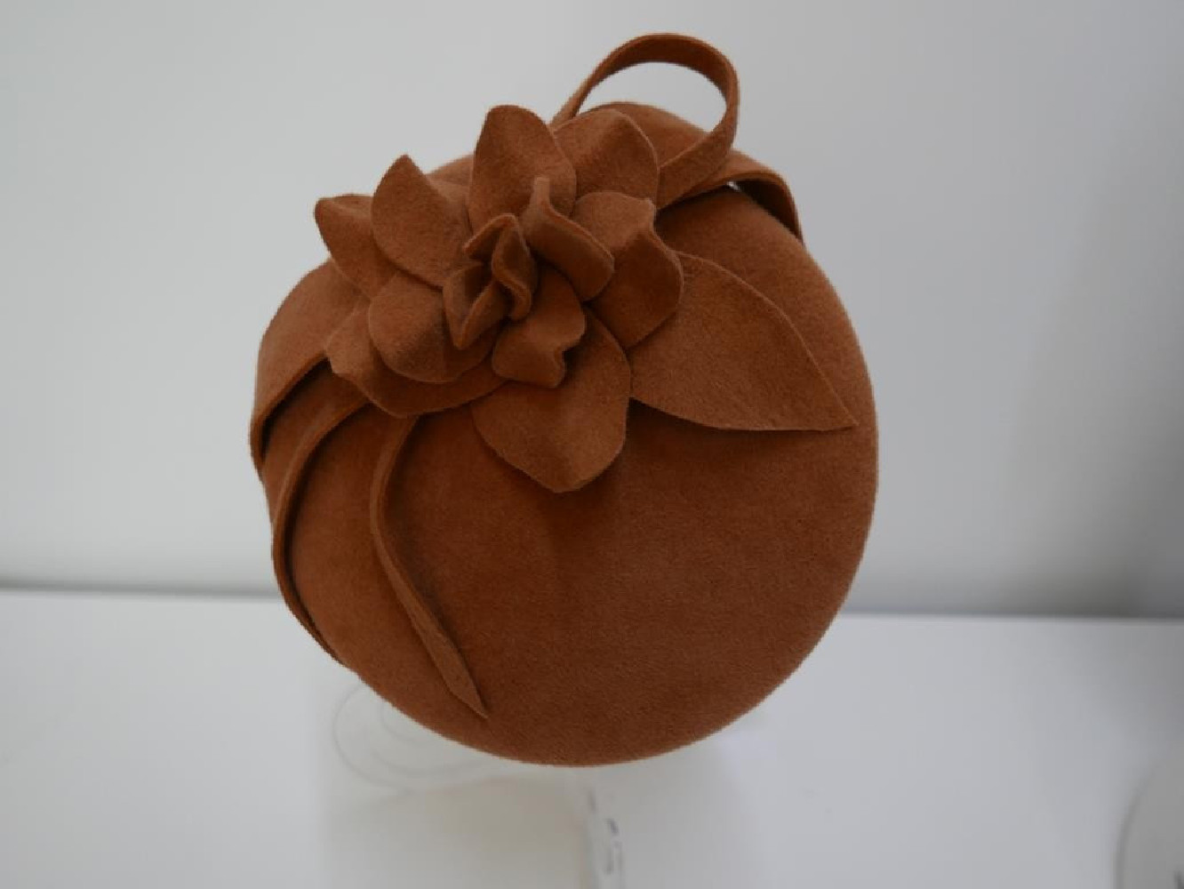 Pastylka karmelowy toczek pilśń welurowa