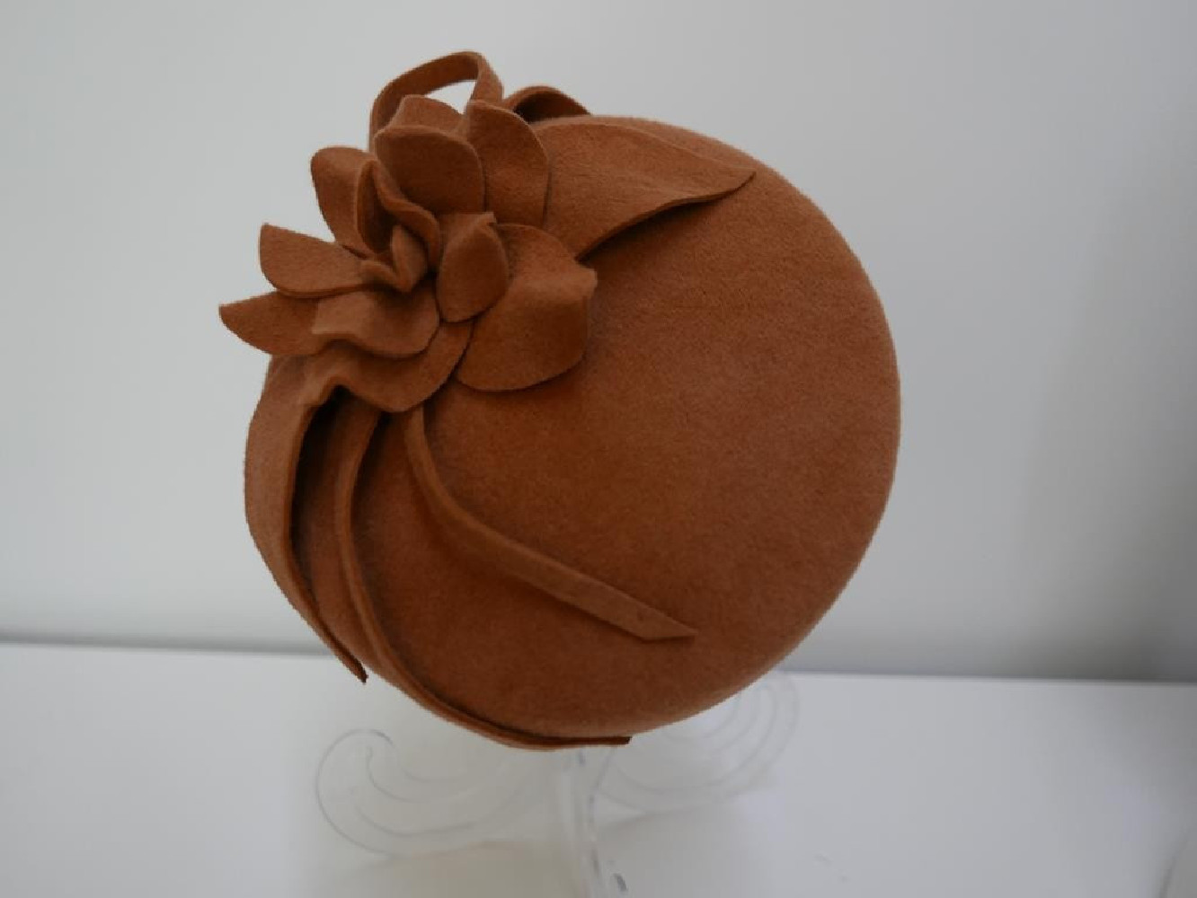 Pastylka karmelowy toczek pilśń welurowa