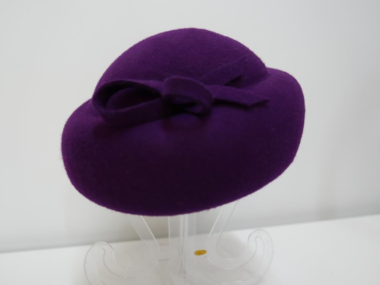 Salomea fioletowy toczek filcowy 54-58 cm