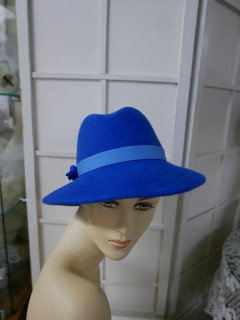 Dakota -niebieski kapelusz filcowy 53-55 cm