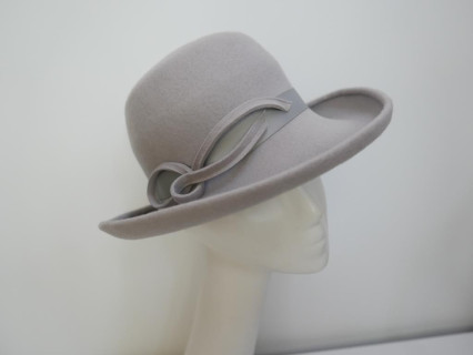 Berga - szary kapelusz filcowy 54-57 cm