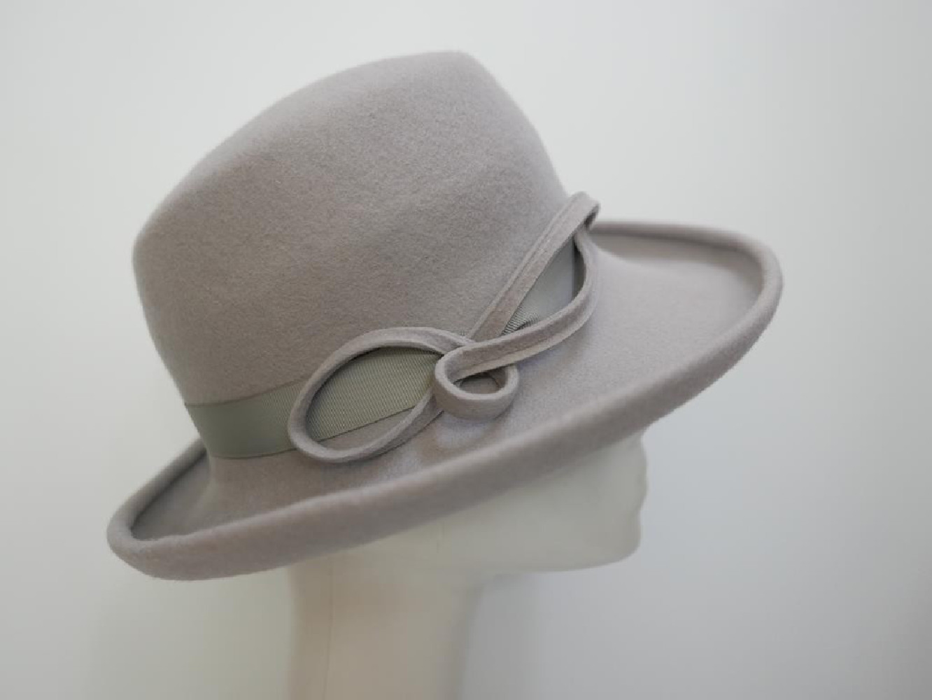 Berga - szary kapelusz filcowy 54-57 cm