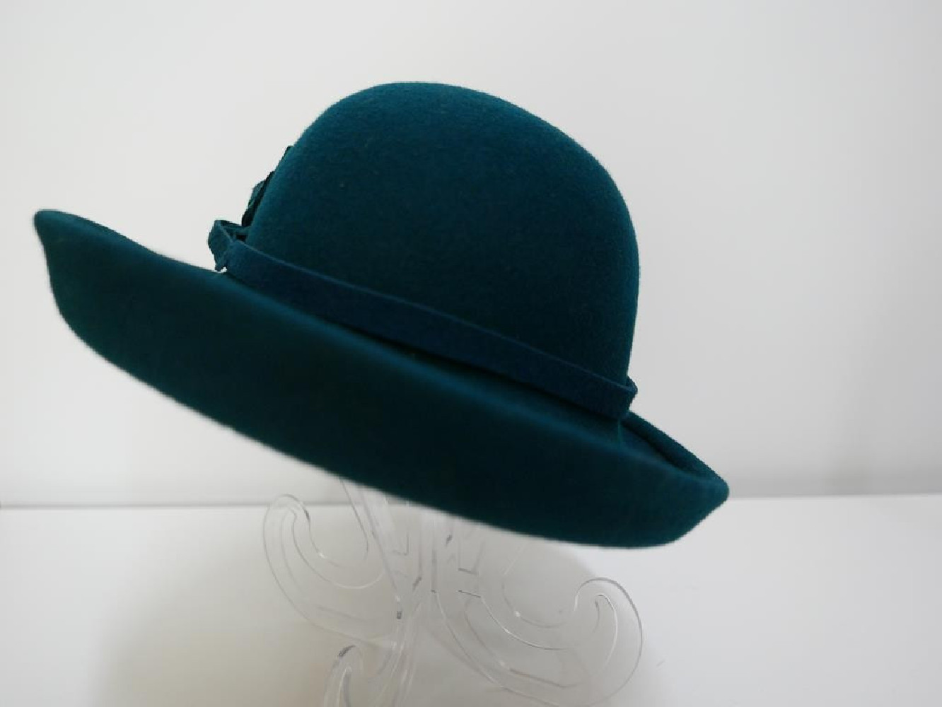 Sybilla zielony kapelusz filcowy 53-55 cm