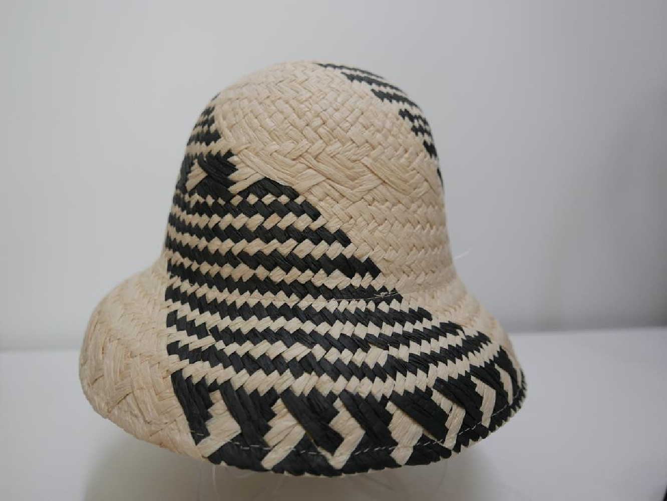 Słomkowy letni  kapelusz klosz do 58cm