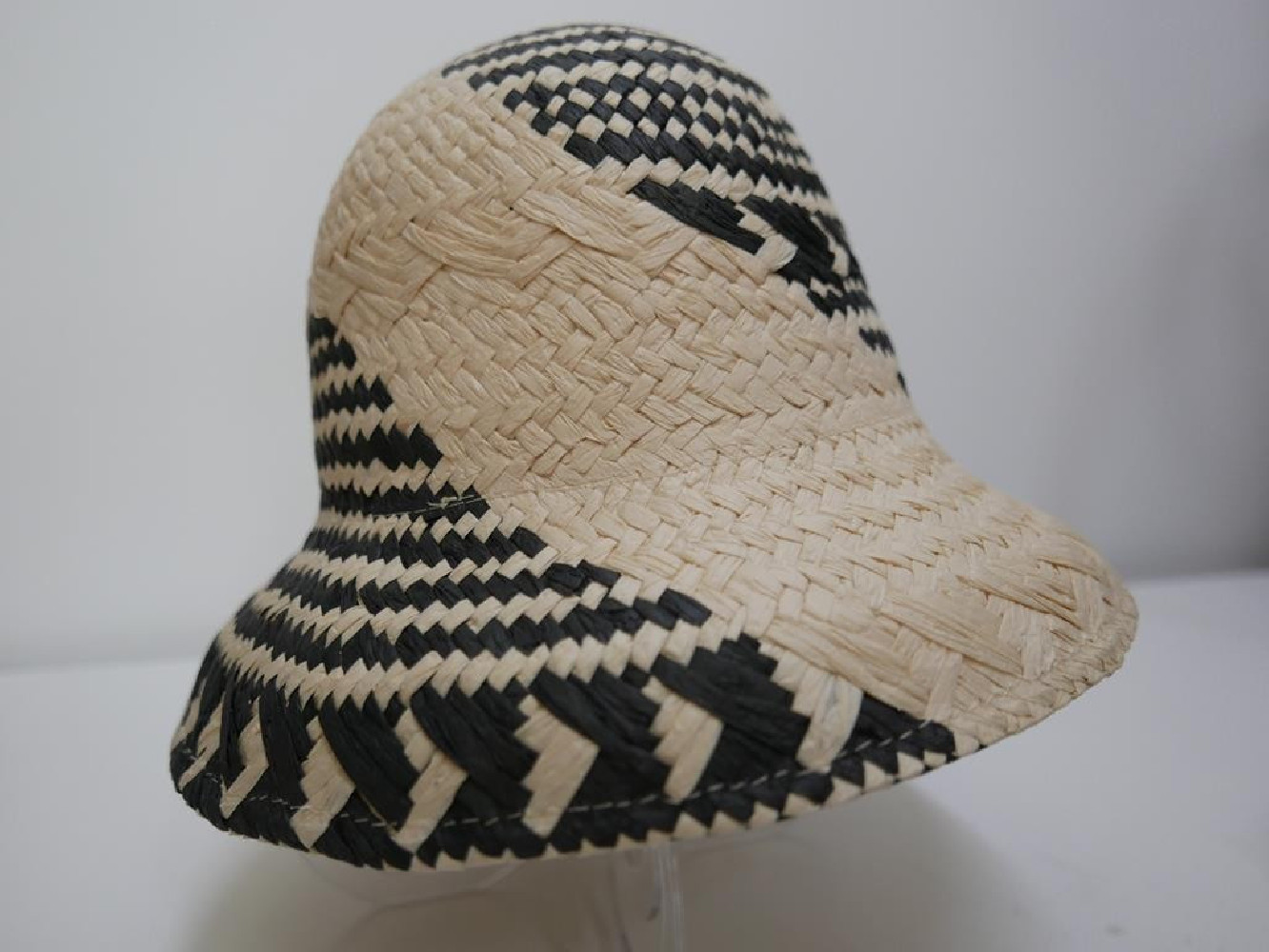 Słomkowy letni  kapelusz klosz do 58cm