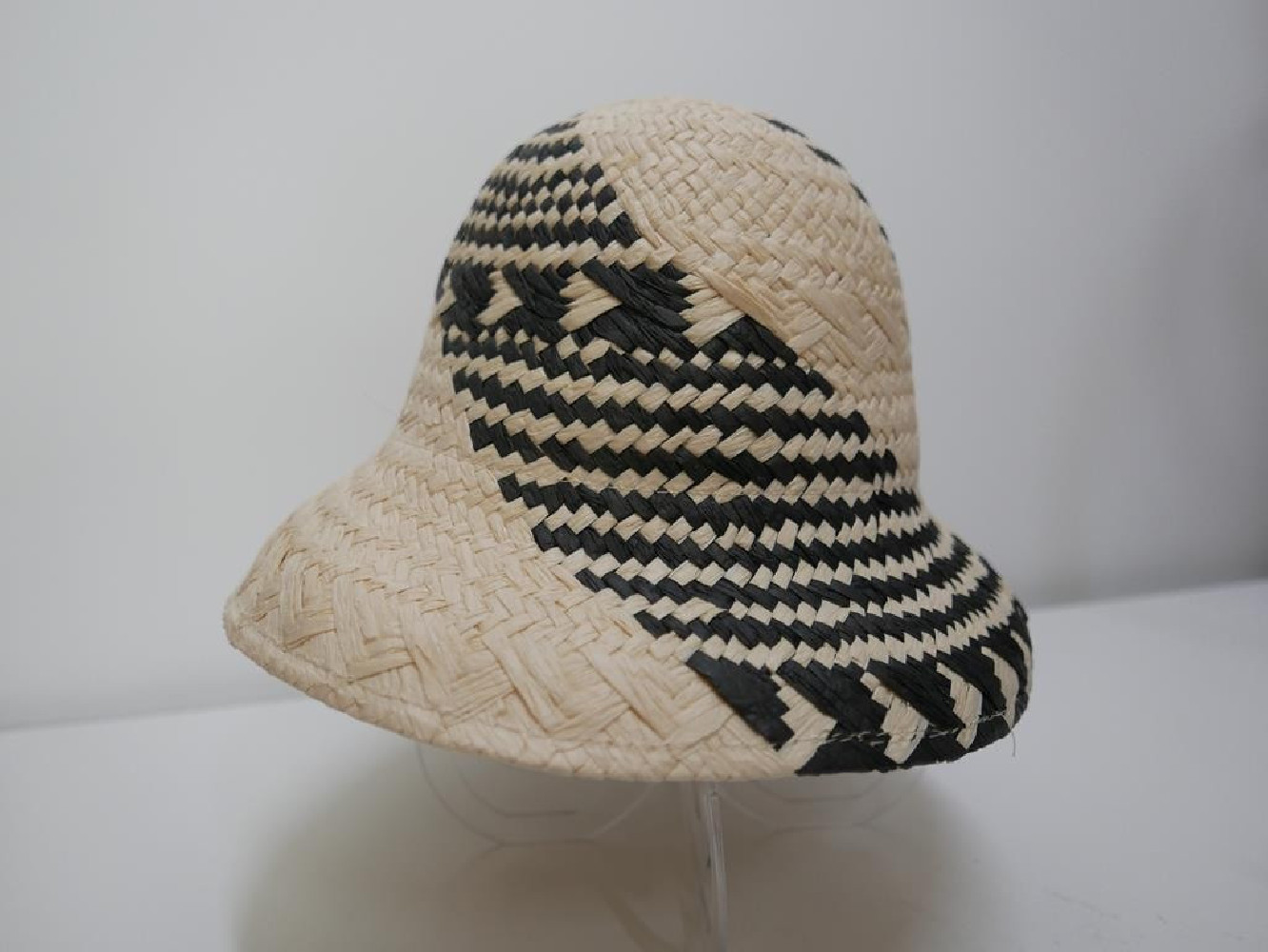 Słomkowy letni  kapelusz klosz do 58cm