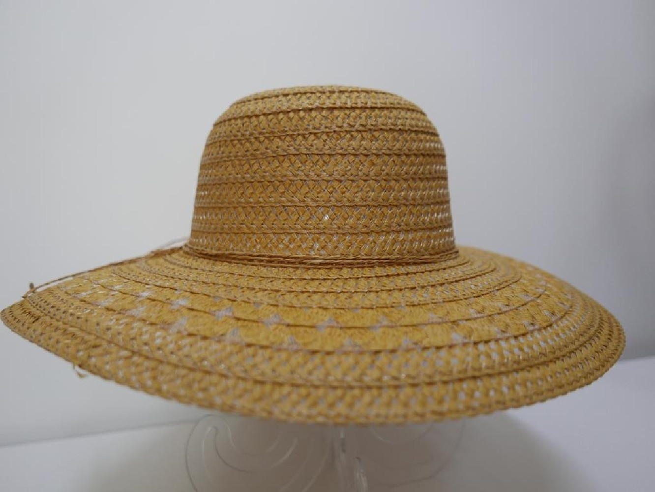Złoty beż słomkowy letni  kapelusz 57-58cm