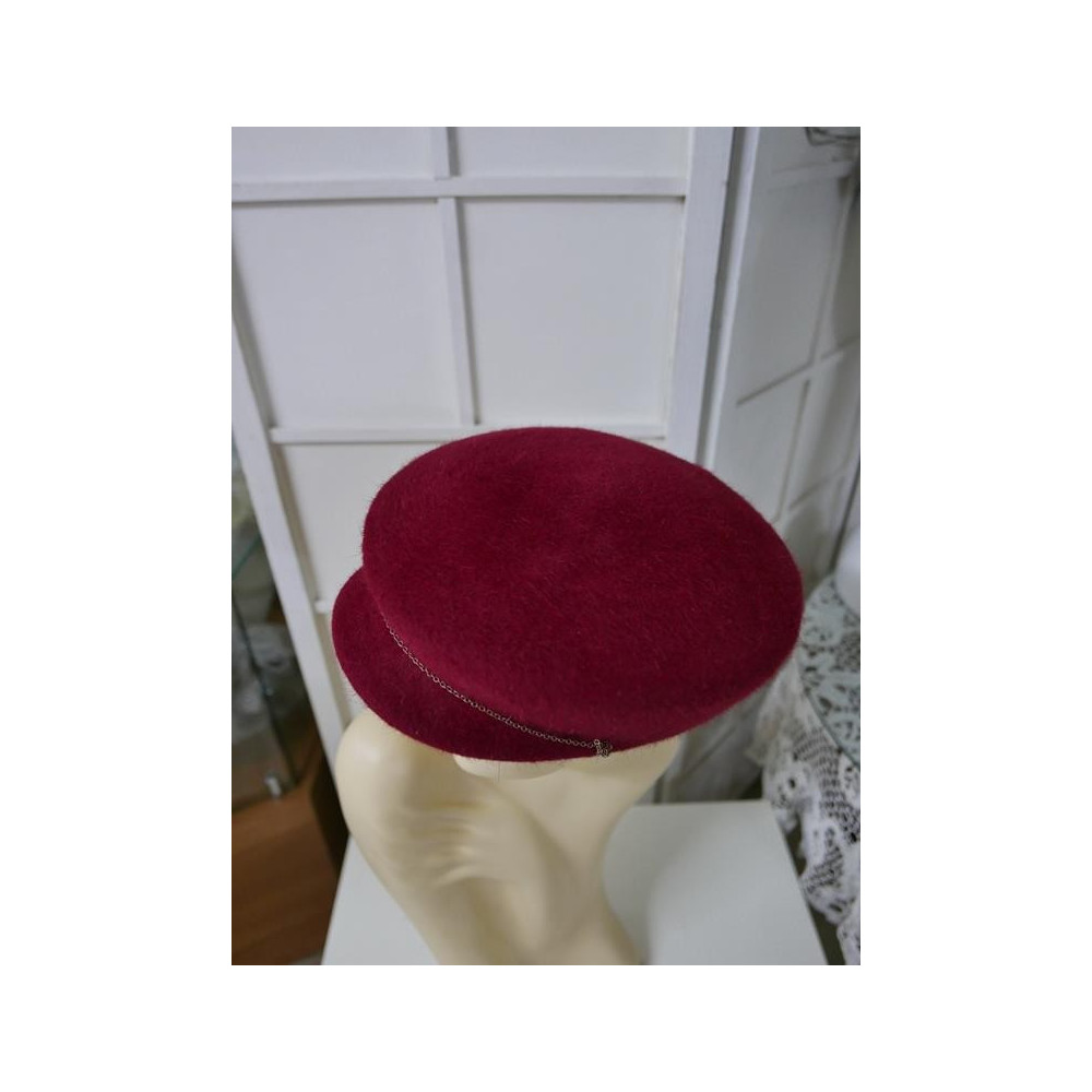 Maciejka ceglasta czapka maciejówka 53-57 cm