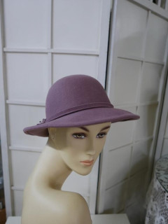 Alex wrzosowy kapelusz filc 53-56cm