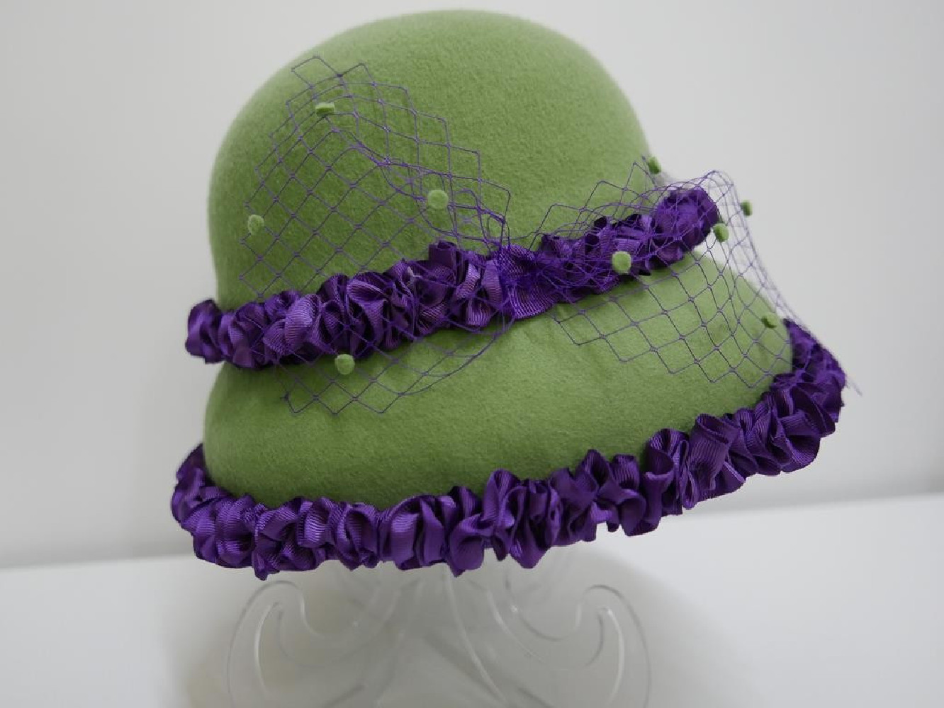 Fiesta kapelusz filcowy klosz  54-56 cm