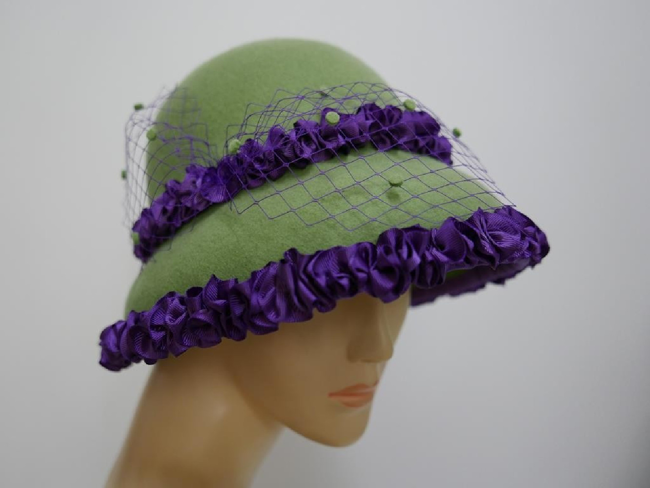 Fiesta kapelusz filcowy klosz  54-56 cm