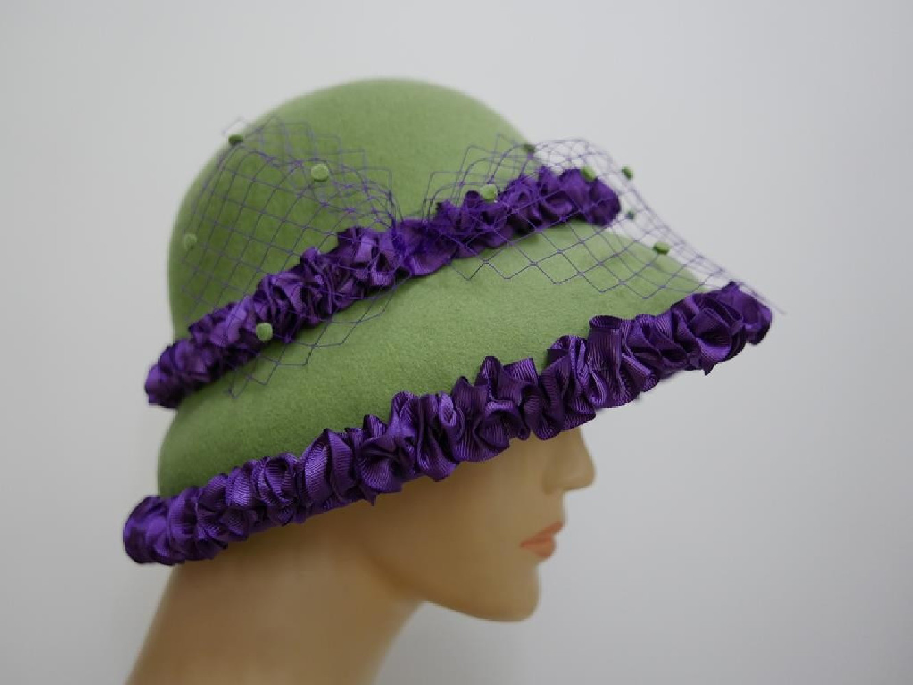 Fiesta kapelusz filcowy klosz  54-56 cm