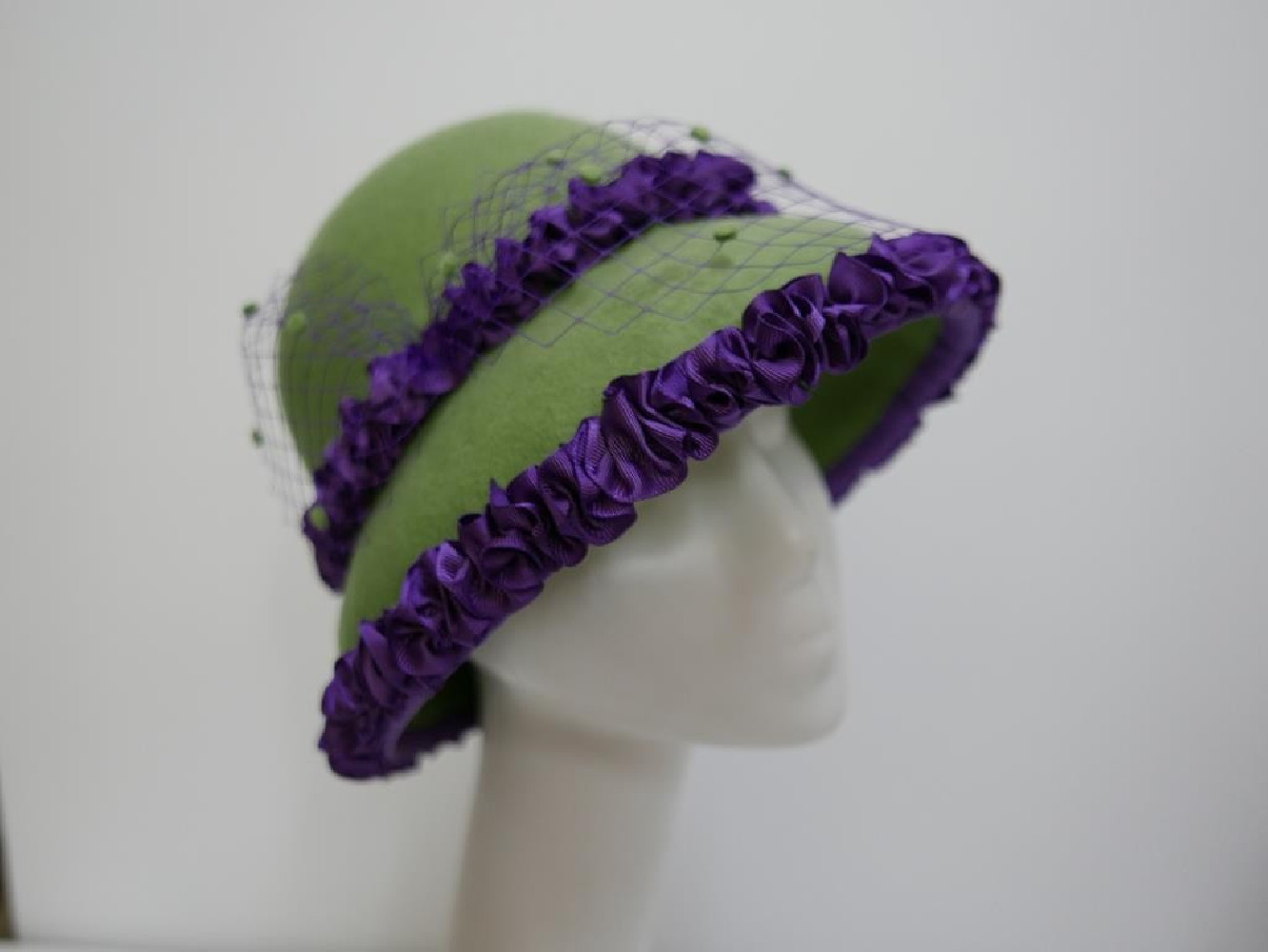 Fiesta kapelusz filcowy klosz  54-56 cm