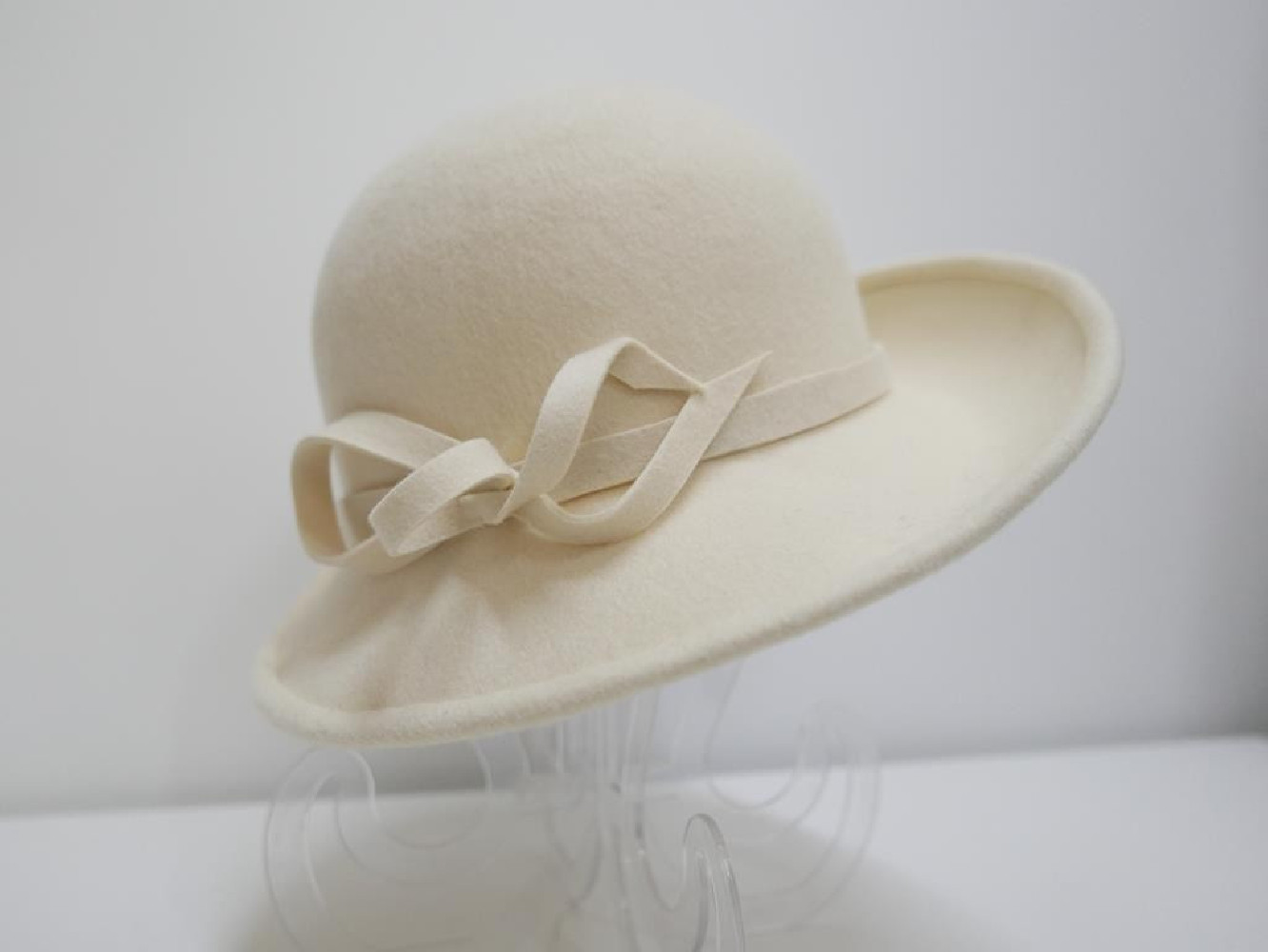 Rita ecru kapelusz filcowy 55-58 cm