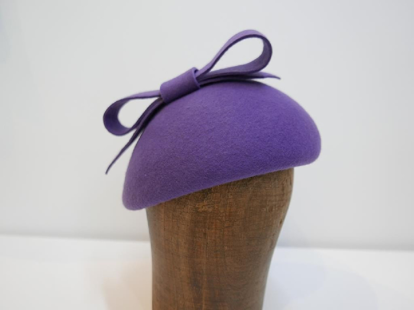 Ivanka 2 fioletowy midi toczek filcowy