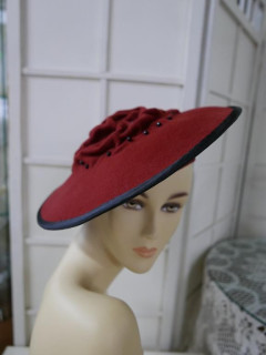 Satelitte kapelusz z podwójnym rondem -55-58cm