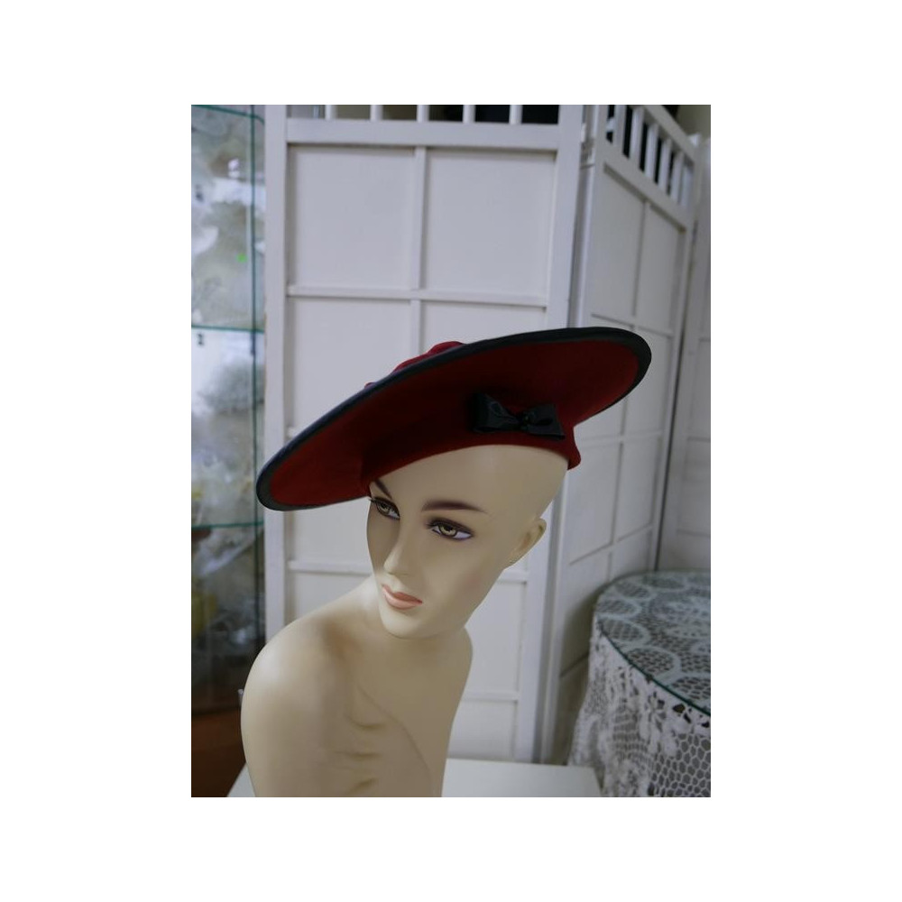 Satelitte kapelusz z podwójnym rondem -55-58cm