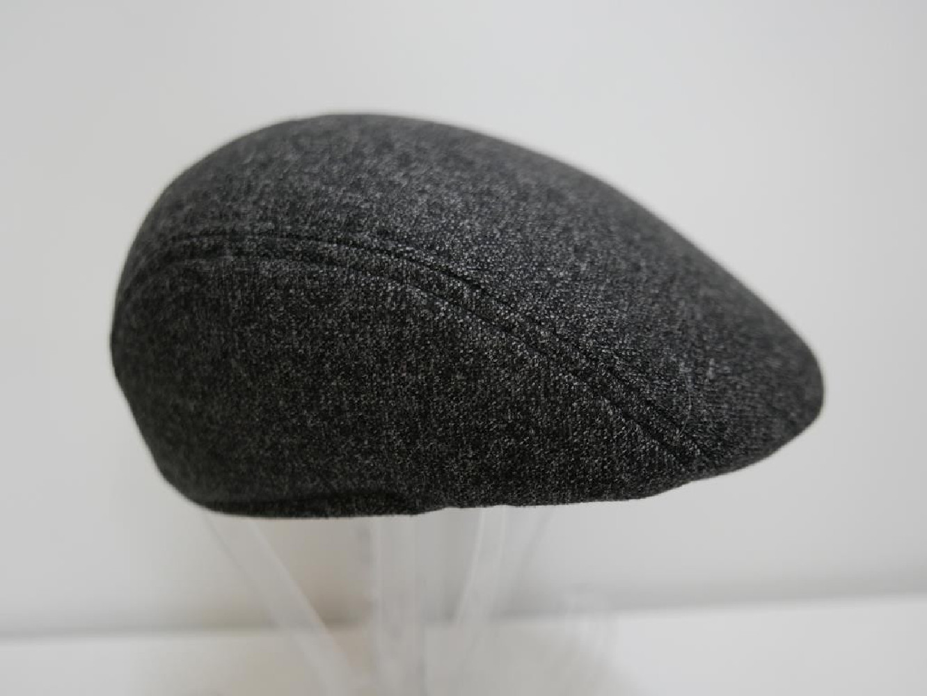 Pieprz i sól kaszkiet męski tkanina 55 cm