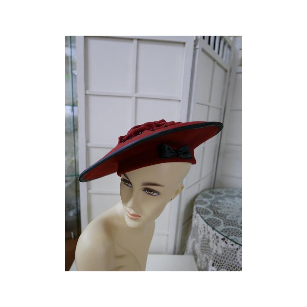 Satelitte kapelusz z podwójnym rondem -55-58cm